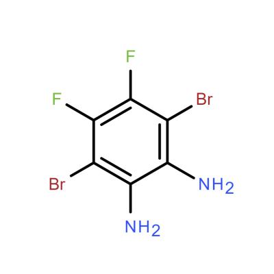 CAS   1345627-73-7   3,6-dibromo-4,5-difluoro-1,2-phenylenediamine