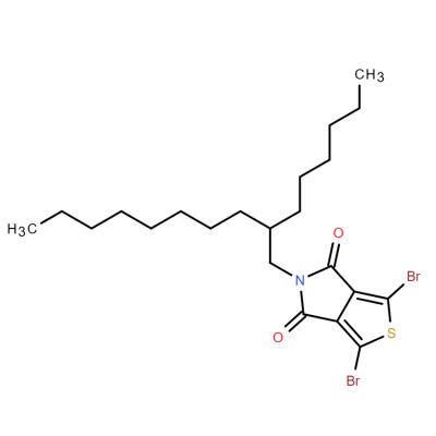 CAS   1234306-57-0    IN1618, 1,3-Dibromo-5-(2-hexyldecyl)-4H-thieno[3,4-c]pyrr1,3-Dibromo-5-(2-hexyldecyl)-4H-thieno[3,4-c]pyrrole-4,6(5H)-dioneole-4,6(5H)-dione
