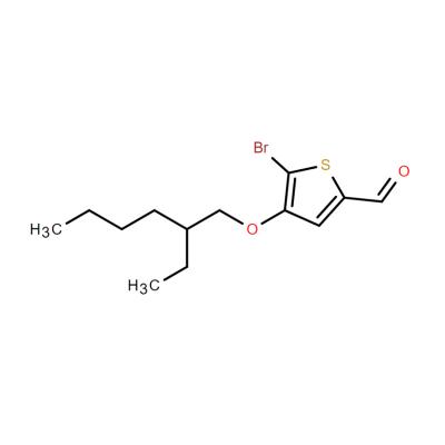 CAS   2055812-54-7   5-bromo-4-((2-ethylhexyl)oxy)thiophene-2-carbaldehyde