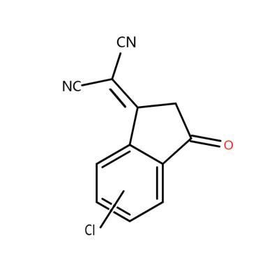 CAS   2414595-51-8   2-((5)6-Chlorine-3-oxo-2,3-dihydro-1H-inden-1-ylidene)malononitrile