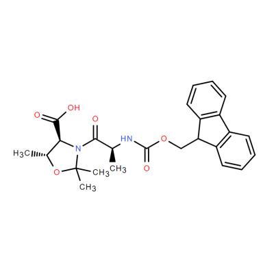 CAS   252554-79-3   (4S,5R)-3-(FMOC-ALA)-2,2,5-TRIMETHYL-OXAZOLIDINE-4-CARBOXYLIC ACID