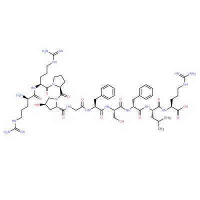 CAS  135701-67-6    D-ARG-ARG-PRO-HYP-GLY-PHE-SER-D-PHE-LEU-ARG